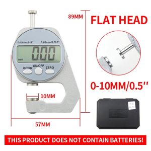Digital Thickness Gauge Measuring Tools Electronic Thickness Meter Measure Thickness Of Paper Cloth Thin Metal Micrometer 0.01mm2026
