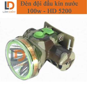 Đèn pin đội đầu 100w siêu sáng kín nước HD 5200