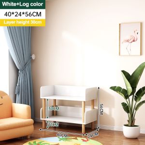Wooden Book Rack For Children Study 150CM Height Storage Rack Organizer Bookshelf Display Rack