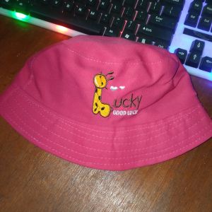 Topi bucket anak good lucky gratis bordir nama umur 1-8tahun topi good lucky pakai tali