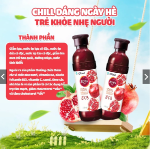 Giấm Lựu DEASANG Hữu Cơ Hàn Quốc Ofood Hỗ Trợ Giảm Cân Làm Đẹp Da 900ml