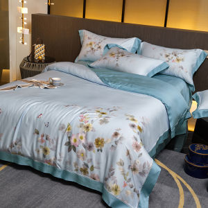 Bộ chăn ga gối 4 món cao cấp 100%Tencel 100s Tổng hợp các mẫu mới nhất hè 2022 chất liệu siêu mềm mát mịn