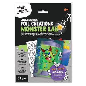 Mont Marte Foil Creations 25pc Monster Lab - Radioactive/ Enchanted