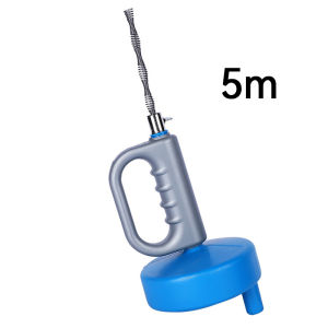 Steel Plumbing Clog Drain Remover Tool Portable Telescopic 5m Drain Unblocker Tool Un-blocker Drain Clog Tool Drain cleaner clog remover Snake Pipe Dredging Tool