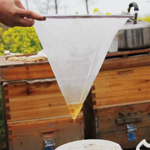 Termurah Saringan Kotoran Madu Filter Penyaring Penyaringan Bahan Nilon Putih Kualitas Tinggi Madu Honey Buah Kedelai Kotoran Sarang Lebah Kecil Akuarium