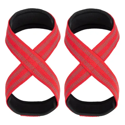 Heavy-duty Lifting Strap Heavy-duty Weightlifting Wristband Anti-slip Padded Figure 8 Lifting Straps for Men and Women Ideal for Weightlifting Powerlifting and Strength Training at Home Gym Deadlifts