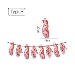 Dekorasi Halloween Garland Backdrop Horror Hiasan Dekorasi Pesta Halloween