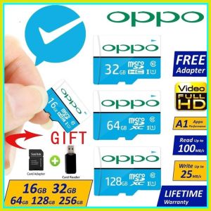 ♥100% sản phẩm gốc + Bộ chuyển đổi gửi miễn phí + Đầu đọc thẻ♥Oppo thẻ nhớ Thẻ SD class10 UHS-I tốc độ cao thẻ TF 512GB/256GB/128GB/64GB/32GB