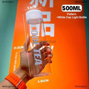 [COD] Modingdue ขวดน้ำชาชงเย็นถ้วยกรองน้ำแบบพกพาสำหรับเล่นกีฬานอกสถานที่ถ้วยดื่มน้ำผลไม้นมชาผลไม้ของขวัญใสสำหรับบ้าน