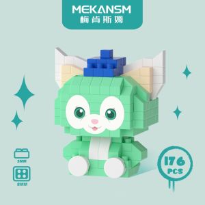 Mainan anak Puzzle Balok SUSUN 3D DIY Brick Mainan Edukasi SANRIO Block Mini Kartun Karakter Hadiah Toy Gift