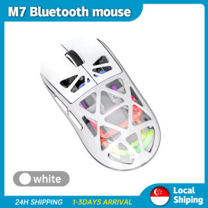 [New SG]Bluetooth wireless mouse M7 Lightweight Three-mode Bluetooth Wireless Charging Gaming Mouse RGB Luminous