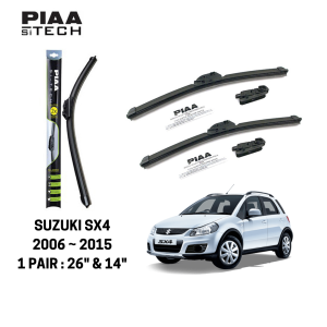 PIAA Si-Tech Silicone Wiper For SX4 2006 ~ 2015 (26" & 14")