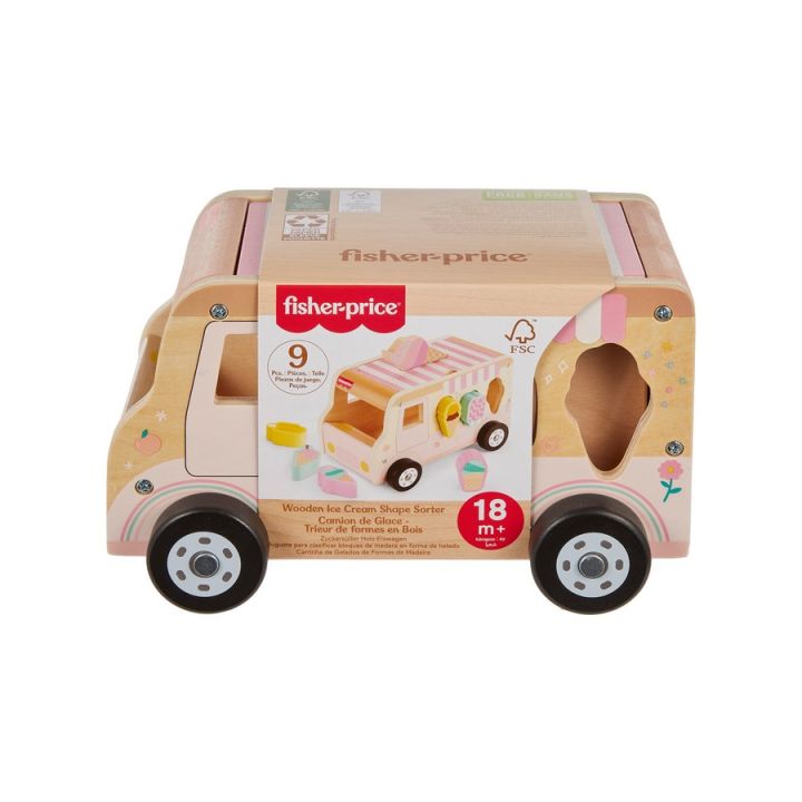 Fisher-Price Wood Ice Cream Shape Sorter (#38369)
