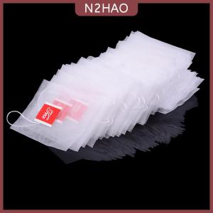 N2HAO 100pcs Nylon rỗng túi trà trà Infuser mới thảo mộc gia vị lọc lọc túi trà