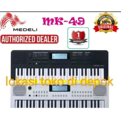 KEYBOARD MEDELI MK49 49 KEYS TERSEDIA WARNA HITAM DAN PUTIH MK 49-Versace07