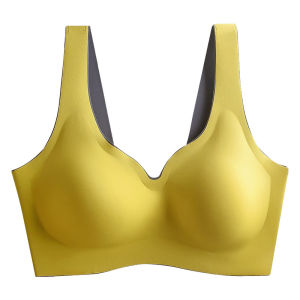 Women Seamless Bra Latex Underwear Bralette Push Up Bra Female Comfortable Lingerie Yoga Sports Bra