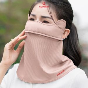 Khẩu Trang 𝐂𝐀𝐑𝐃𝐈𝐍𝐀 Chất Aircool mát lạnh chống tia UV bản vải quây bảo vệ vùng cổ triệt để 4KTL03