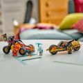 LEGO NINJAGO 71864 Đồ Chơi Lắp Ráp Bộ Đôi Siêu Xe Chiến Đấu Của Kai Và Cole (394 chi tiết). 