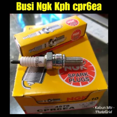 Busi Ngk CPR6EA isi 10 pcs (sepuluh) Busi panjang Karisma Supra X 125 Vario Beat Scoopy Satria FU