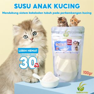 Susu Kucing Bayi Baru Lahir Kitten Dewasa Murah 1 Box Neko Cat Milk Replacer Susu Anak Kucing 100gr