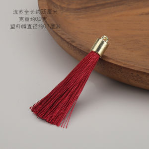 (combo 5 cái) Tua rua cổ trang trung Hoa 5cm có gắn đầu nhỏ kim loại nguyên liệu làm trang sức cổ trang nguyên liệu DIY