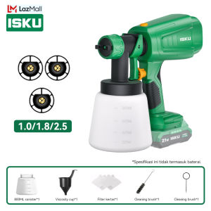 ISKU Pistol semprot cat litiumAlat cat listrikKaleng semprot 800mlKaleng semprot yang dapat disesuaikan