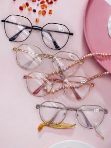 แว่นสายตาสั้น-0.50ถึง-4.0 เลนส์กรองแสงสีฟ้า & เลนส์ธรรมดา รหัส 5682JS