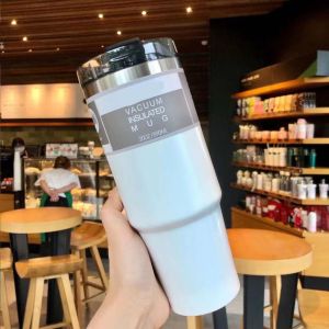 Stainless Steel | Tumbler Thermos Cup with Straw | style water bottle 304 Stainless Steel | 890ML 304 and 600ml Flask Th