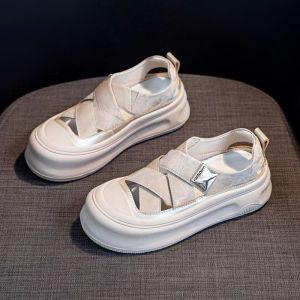 Leather Thick-soled Roman Sandals & Ultra-light Soft Hollow Athleisure Women's Shoes