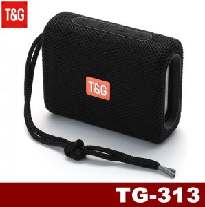 T&G TG-313 TWS Portable Wireless Bluetooth V5.1 Speaker Multi Function HiFi Bass with Strap