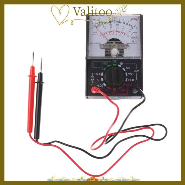 [Valitoo] DC AC 1000V Voltmeter 250mA Ammeter 1K Resistance Meter ...