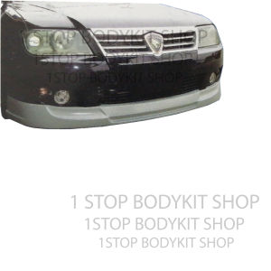 PROTON WAJA 07 FACELIFT FRONT SKIRT FIBER(FIBERGLASS)SKIRT LIP BODYKIT
