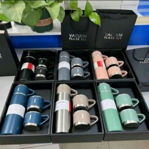 Termos Sultan Vacuum Flask Set / Botol Minum Cangkir Premium 500 ML Panas Dingin - SYS
