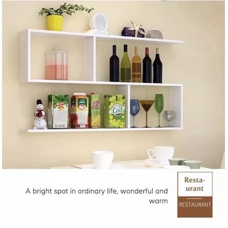 Wall Shelf Multi no Perforated Shelf Wall-Mounted Wall Cabinet