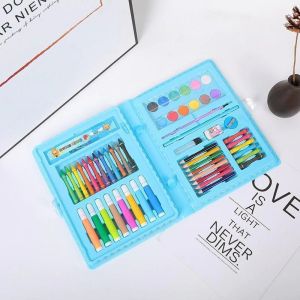 Crayon Set 68 pcs  Drawing Set 68 pcs  Set Krayon Mewarnai dan Melukis Lengkap dengan Cat Air