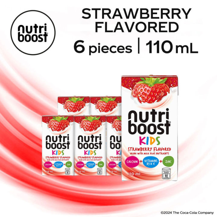 Nutriboost Strawberry 110mL - Pack of 6 | Lazada PH