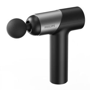 Philips Massage Gun Mini Massage Gun Electronic Massager Muscle Massager 5 Adjustable Speed 2 Heads 236g
