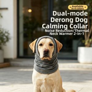 GJURD Noise Reduction Dog Calming Earmuffs Adjustable Anti-fright Dog Ear Cover Dog Grooming Earmuff Breathable Dog Ear Muffs Outdoor Travel
