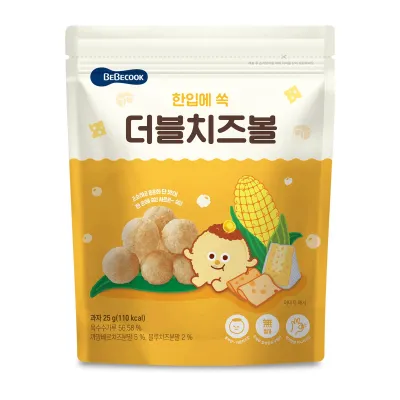 BebeCook My First Yummy Corn Balls (Cheese) 25G