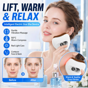 Electric Gua Sha Scraper Facial Massager Smart High Efficiency Lymphatic Drainage Face Lifting Skin Care Beauty Tool