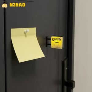 【N2HAO】 Coffee Japanese Mini Lightbox Fridge Magnet Creative Magnetic Sticker Home Kitchen Decoration Tourism Souvenir