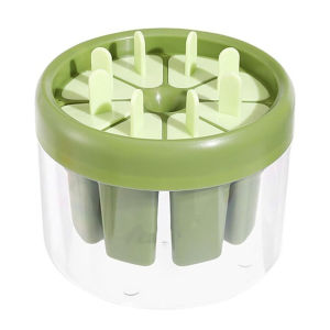 8-grid Popsicle Molds Food Grade With Lid Silicone Homemade High-capacity Reusable Easy Release Ice Mold Diy Ice Jelly Mold