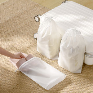5/2pcs Portable Travel Shoe Storage Bag Large Capacity Slippers Bag Waterproof Shoe Bag for Business Trip Easy Travel Dust Cover