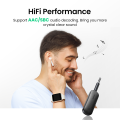 UGREEN Bluetooth 5.0 Transmitter and Receiver 2 in 1 Wireless 3.5mm Bluetooth Adapter, Dual Devices Simultaneously, Aux Bluetooth Audio Flight Entertainment Car Adapter Compatible with TV Car Home Stereo System Headphones Apple Airpods Series. 