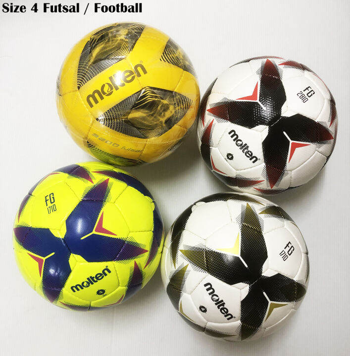 Ready Stock # Molten Futsal Football Soccer Ball In/Outdoor Ball Size 4