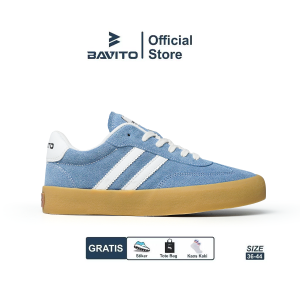 Bavito Classic  Low Ice Blue - Sepatu Sneakers Casual Pria Wanita Size 36-46