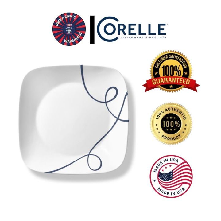 Corelle Lia Square Dinner Plate Per Piece (Size 10.5 Inch) Lazada PH