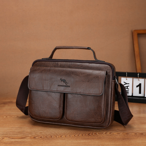 Brand New PU Leather Bag Bag Men Shoulder Bags Vintage Messenger Bag Mens Handbag Briefcase Bag Casual tote bag Crossbody Bag