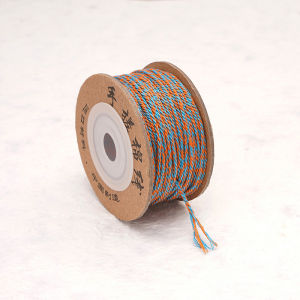 1Mm/1.2Mm/1.5Mm nhiều kích cỡ Nhiều Màu Chất Lượng Cao Tay Spun Bông Dây Cho Threading Vòng tay tự làm làm đồ trang sức đồ trang trí thủ công mỹ nghệ
