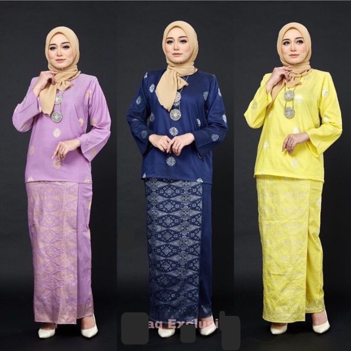 Kurung Kedah Songket Tenun Bunga Tabur Hot Selling Lazada